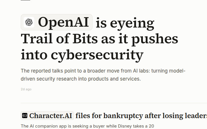 Toolcall: a daily journal of AI news